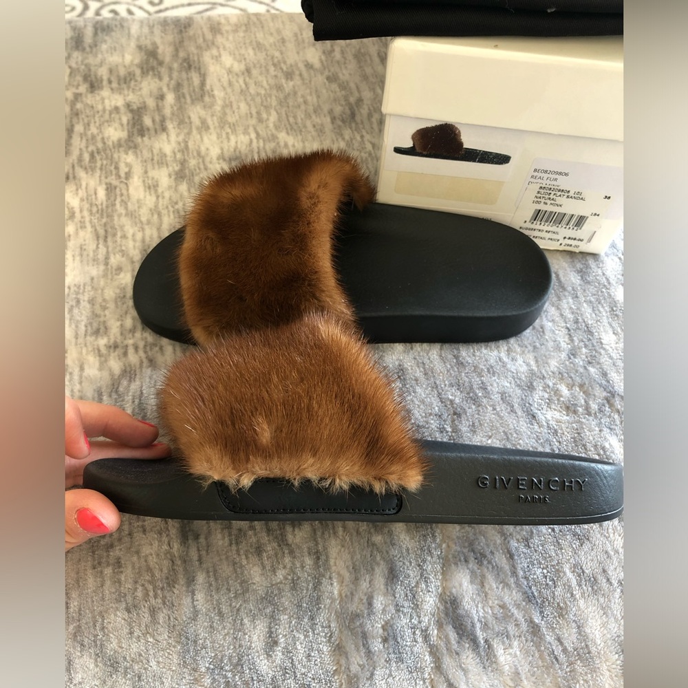 Givenchy Mink Slides